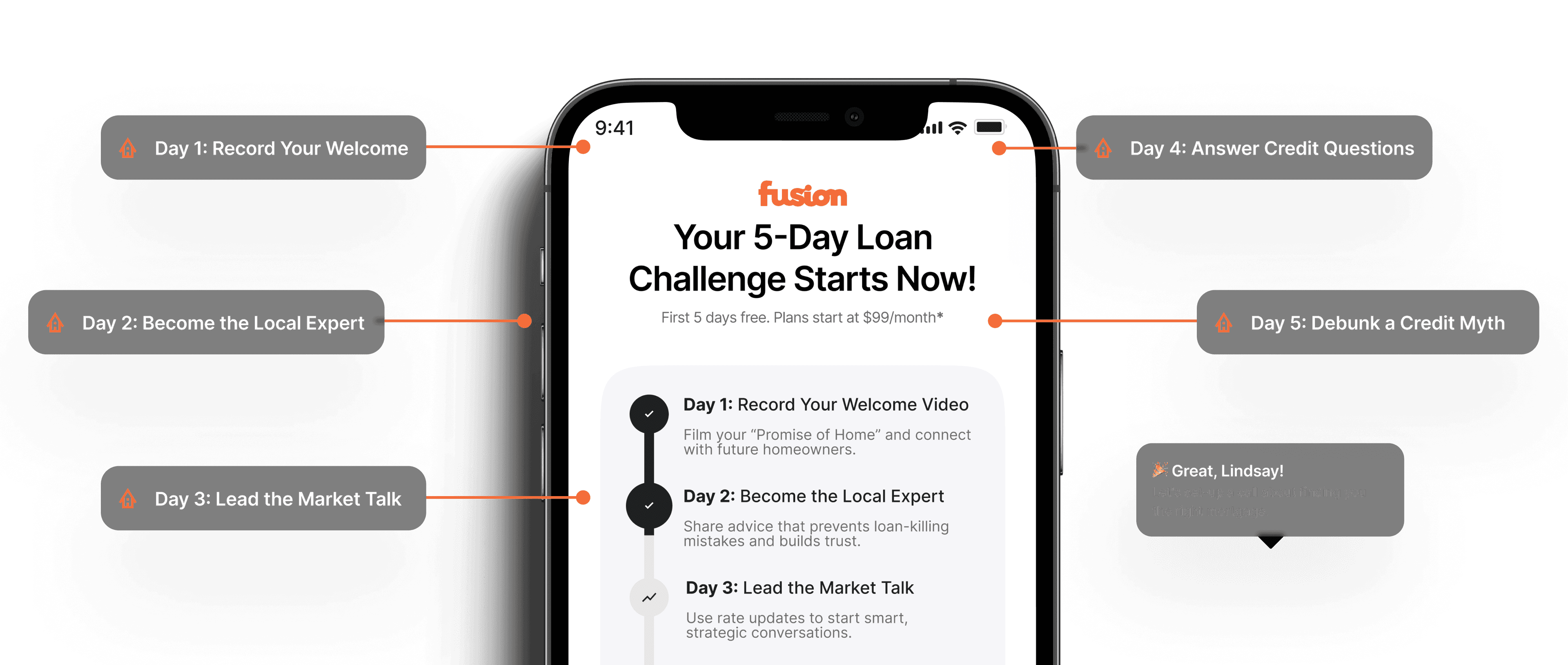 5-day challenge on desktop